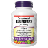 Webber Naturals 藍莓 + 山桑子 雙重護眼精華 240粒 (120粒 x 2樽)