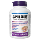 Webber Naturals Super Sleep 超級安睡配方 (90粒 咀嚼片)