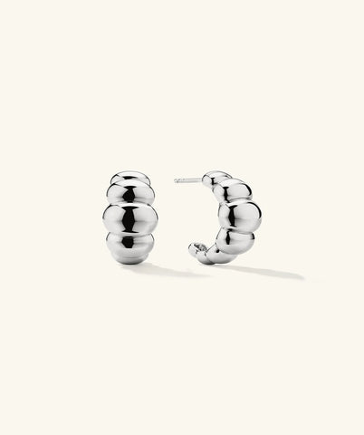 Mejuri Puffy Charlotte Hoops 澎澎夏洛特圈環耳環