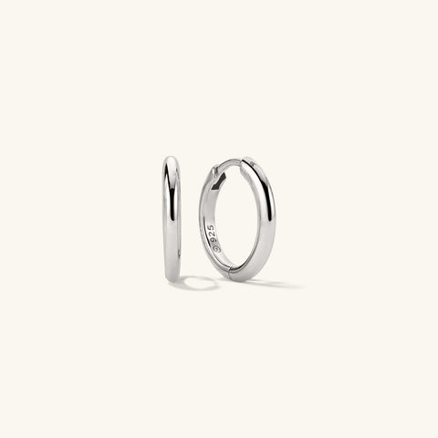 Mejuri 18k Tube Medium Hoops 耳環