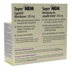 Webber Naturals NEM 天然蛋殼膜 (速效關節配方) 500mg (100粒 植物膠囊)