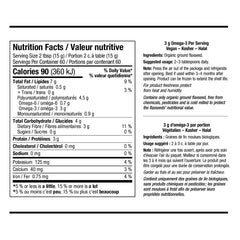 Webber Naturals Organic Cold-Pressed Flaxseed Powder (900g x 2 extra-large packs)