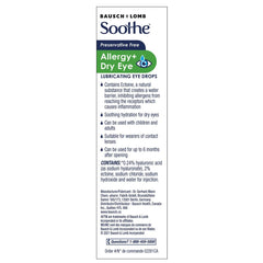 Bausch + Lomb Soothe 醫學抗敏止痕眼藥水 (10ml x 2支)