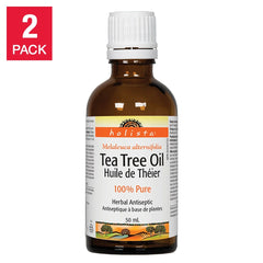 Holista 100% 純天然澳洲茶樹油 50ml (2樽 萬用急救裝)