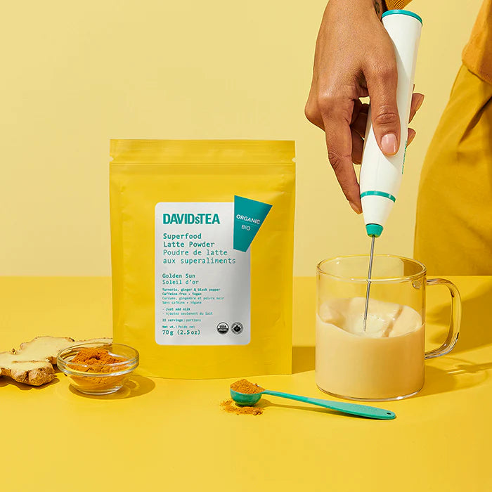 DAVIDsTEA Golden Sun Tea Superfood Latte Powder 有機黃金陽光茶超級食物拿鐵粉