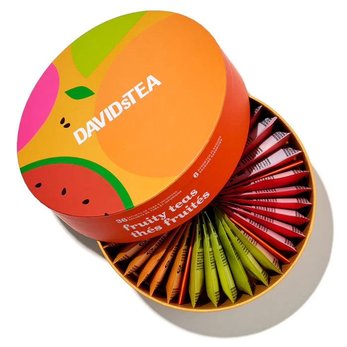 DAVIDsTEA Fruity Teas Sachet Tea Wheel 果香茶茶包旋轉禮盒