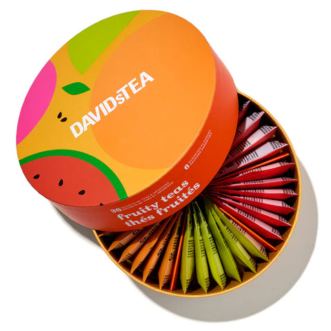 DAVIDsTEA Fruity Teas Sachet Tea Wheel 果香茶茶包旋轉禮盒