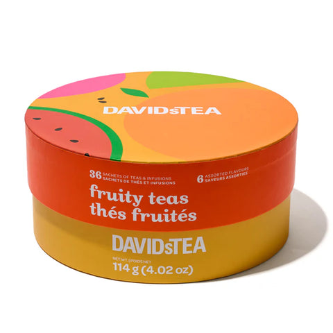 DAVIDsTEA Fruity Teas Sachet Tea Wheel 果香茶茶包旋轉禮盒