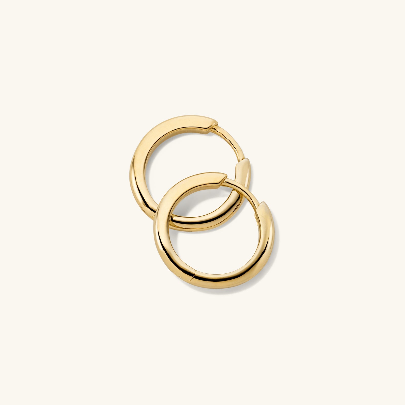 Mejuri 18k Tube Medium Hoops 耳環