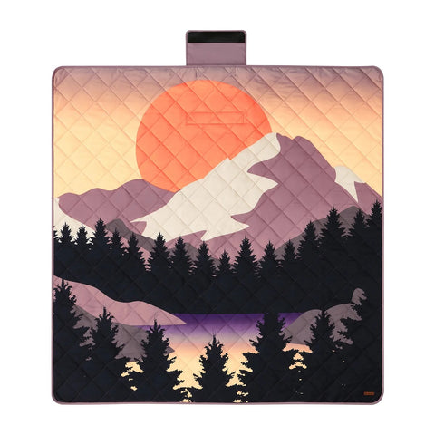 Columbia Outdoor Blanket 戶外野餐毯（粉紫色款）