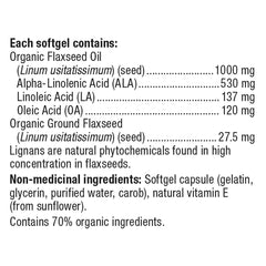 Webber Naturals 有機冷壓亞麻籽油 1000mg (420粒 超值套裝)