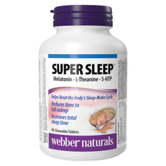 Webber Naturals Super Sleep 超級安睡配方 (90粒 咀嚼片)