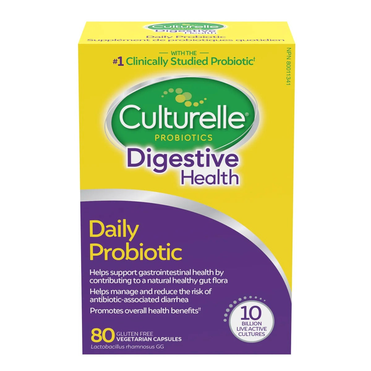Culturelle 康萃樂 成人每日益生菌 100億菌株 (80粒 植物膠囊)