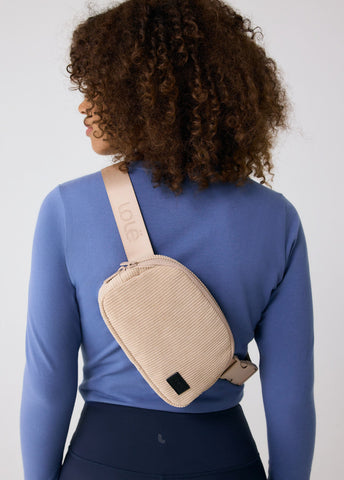 Lolë Corduroy Belt Bag 條絨布腰包 - canadahk