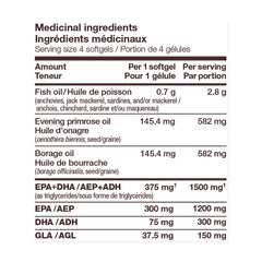 NutraSea 乾眼症專用配方 Omega-3 (薄荷味) 240粒 (120粒 x 2樽)