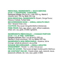 Organika Fortified Liquid Collagen (with Vitamin C + Biotin) 850ml