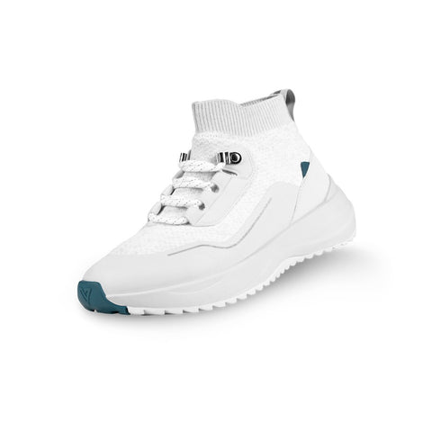 Vessi Stormburst High Top 女裝防水鞋 Frost White 白色 - canadahk