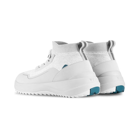 Vessi Stormburst High Top 女裝防水鞋 Frost White 白色 - canadahk