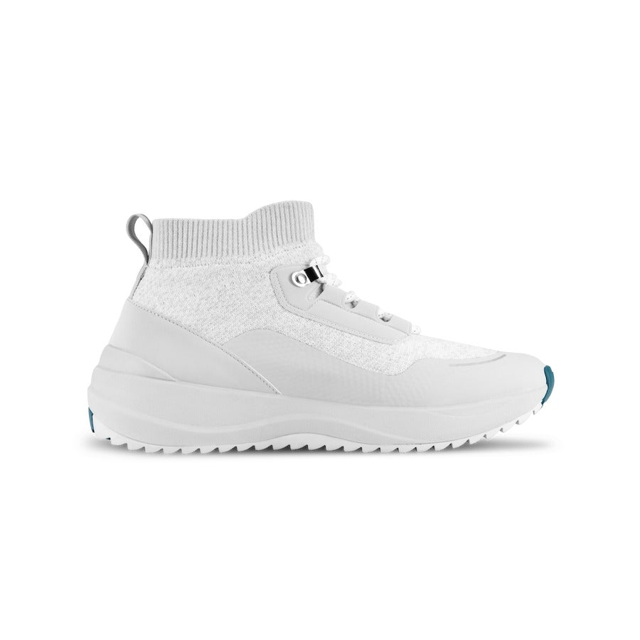 Vessi Stormburst High Top 女裝防水鞋 Frost White 白色 - canadahk
