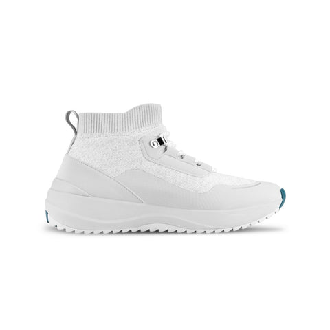 Vessi Stormburst High Top 女裝防水鞋 Frost White 白色 - canadahk