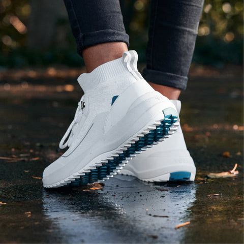 Vessi Stormburst High Top 女裝防水鞋 Frost White 白色 - canadahk