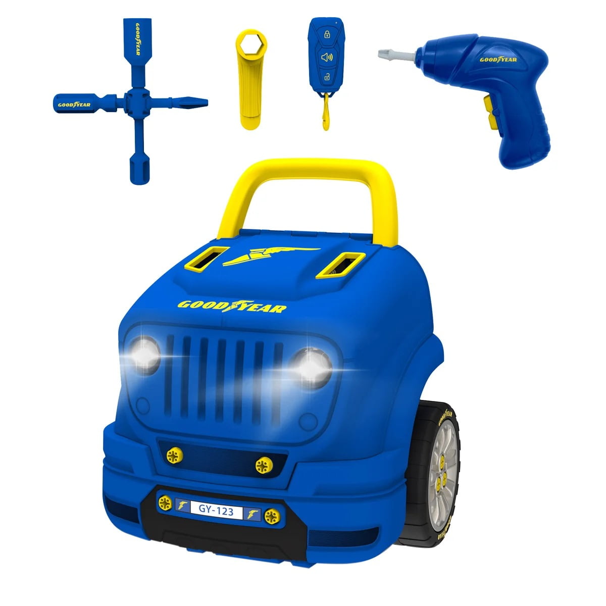 Goodyear Mega Car Engine Repair Set STEM DIY 汽車引擎維修玩具 - canadahk