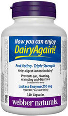 Webber Naturals 特強乳糖酶酵素 250mg 2瓶裝