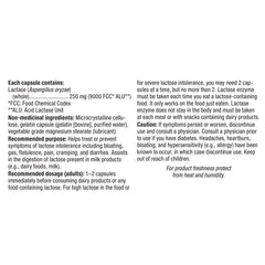 Webber Naturals 特強乳糖酶酵素 250mg 2瓶裝